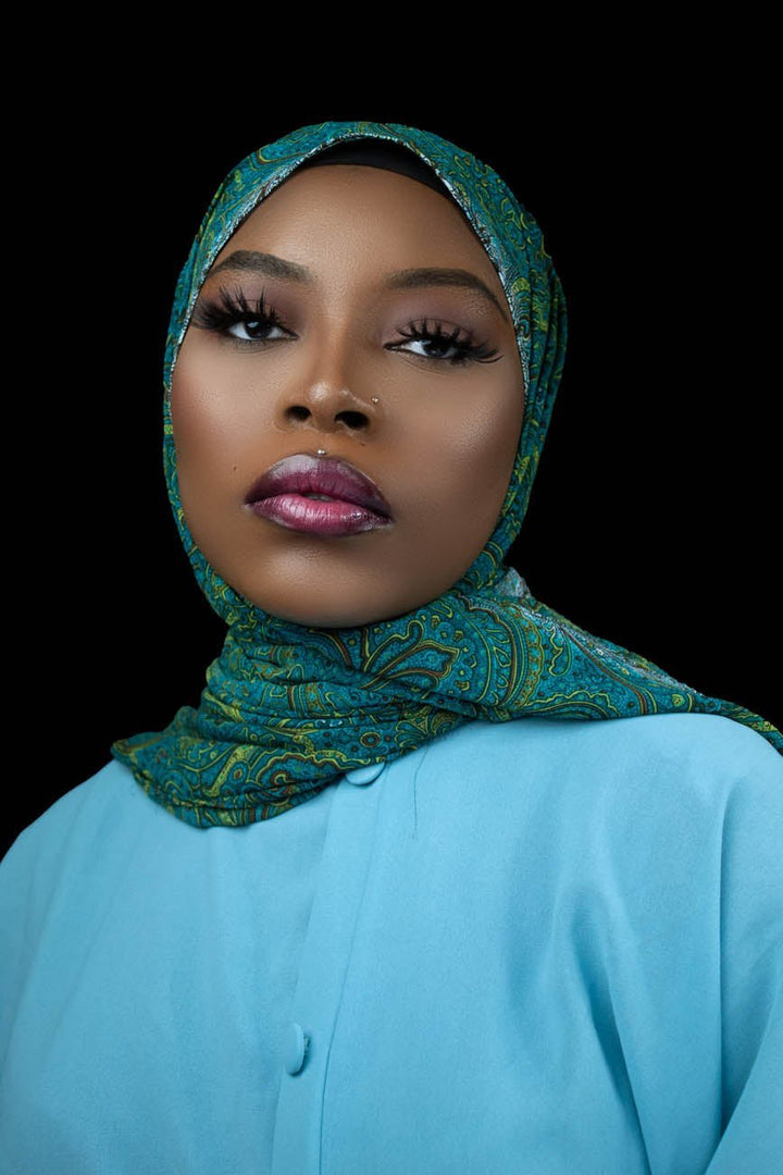 YASMIN FLORAL CHIFFON HIJAB- LADY HALIMA