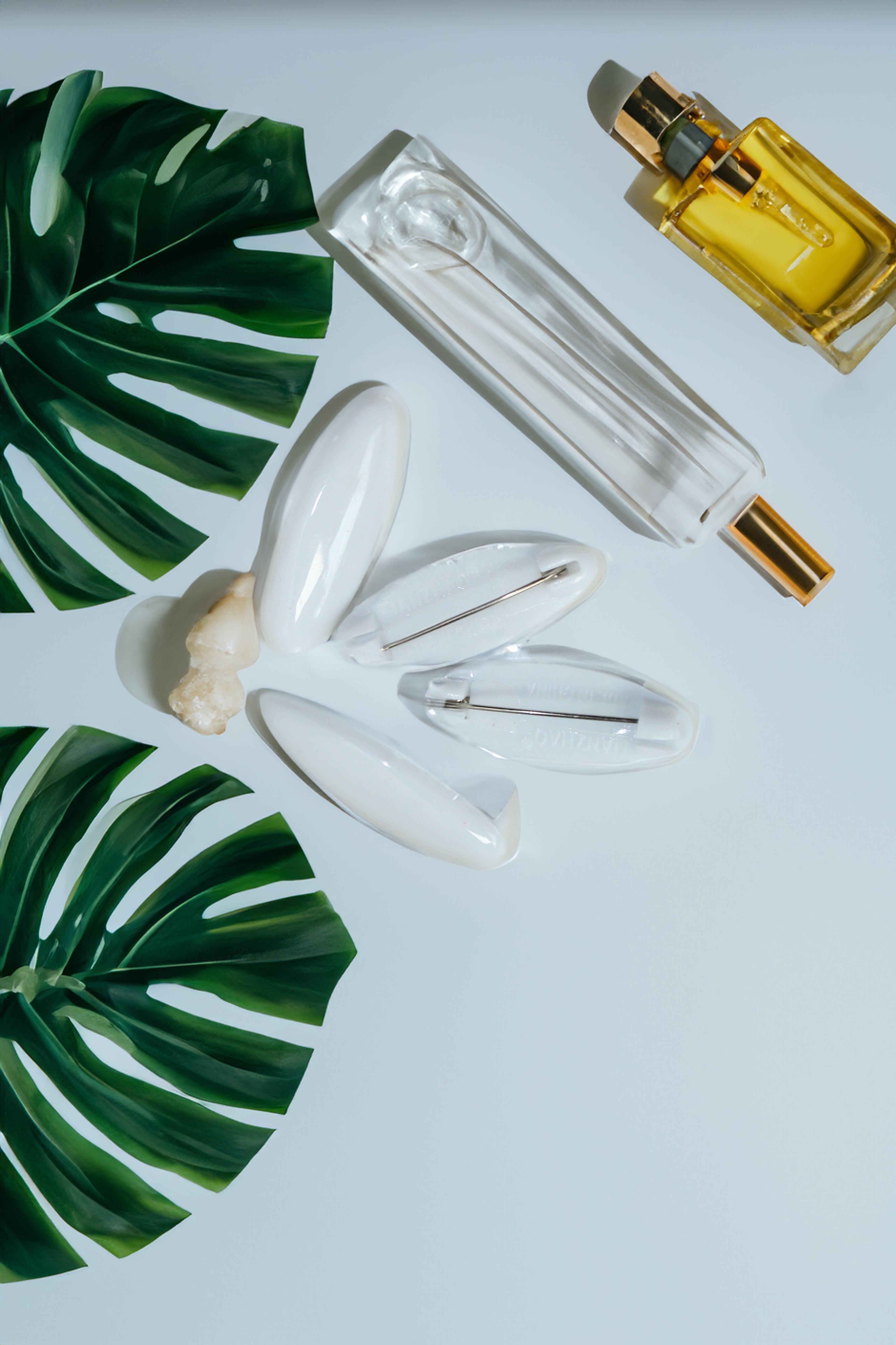 NO SNAG HIJAB PINS - White (PACK OF 8)