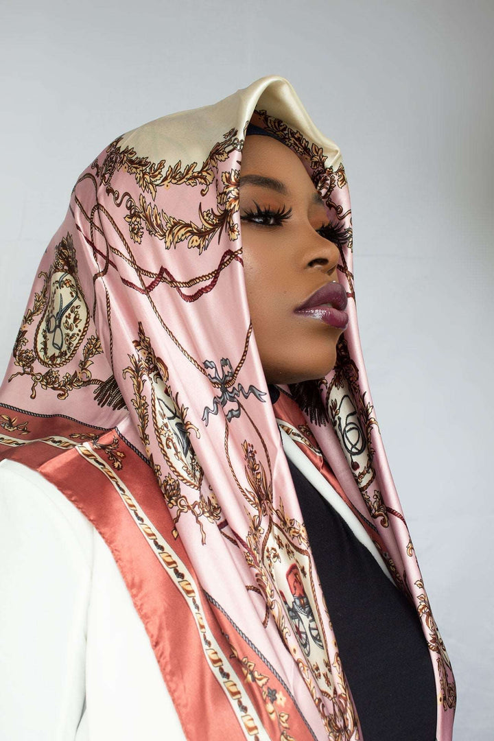 MALAIKA SATIN SQUARE HIJAB - PRECIOUS