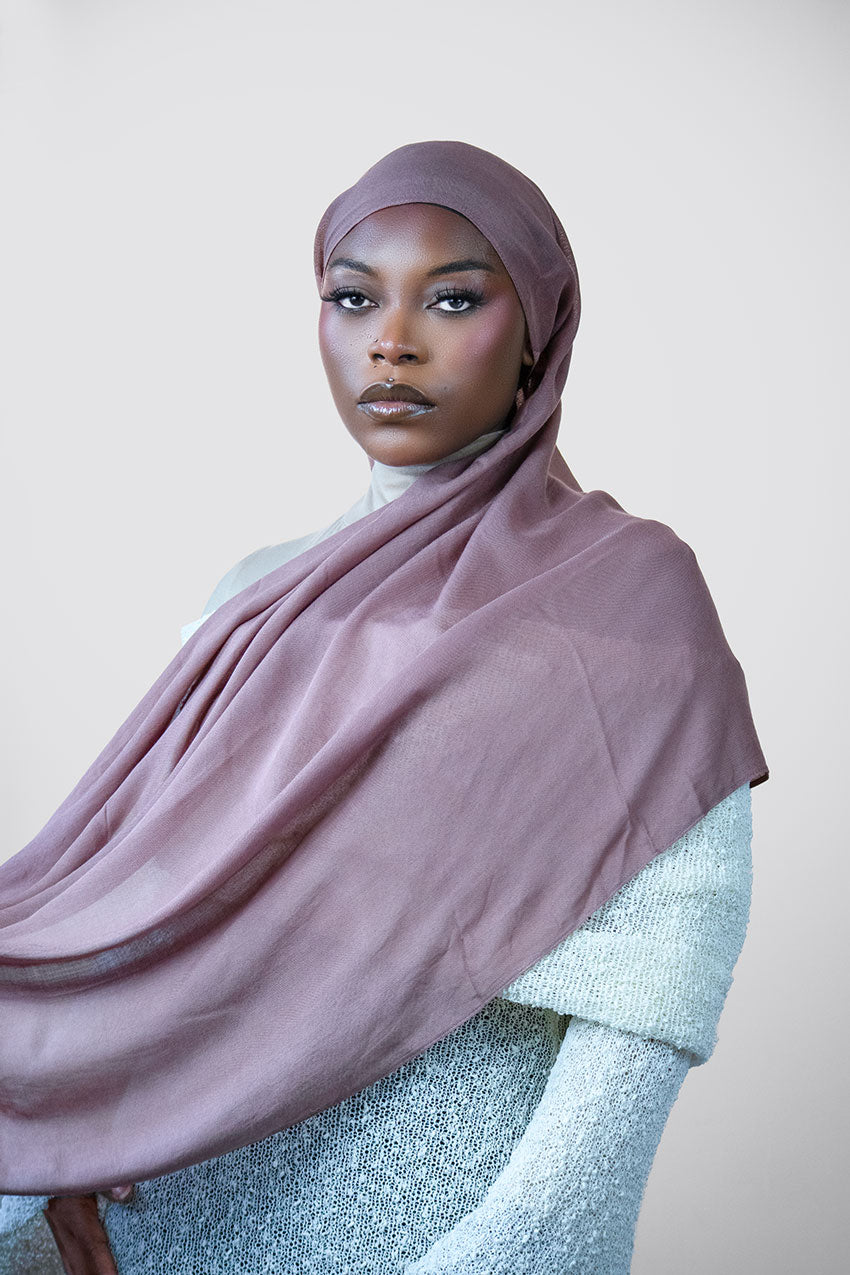 Cloud Soft Modal Hijab – Dusty Rose