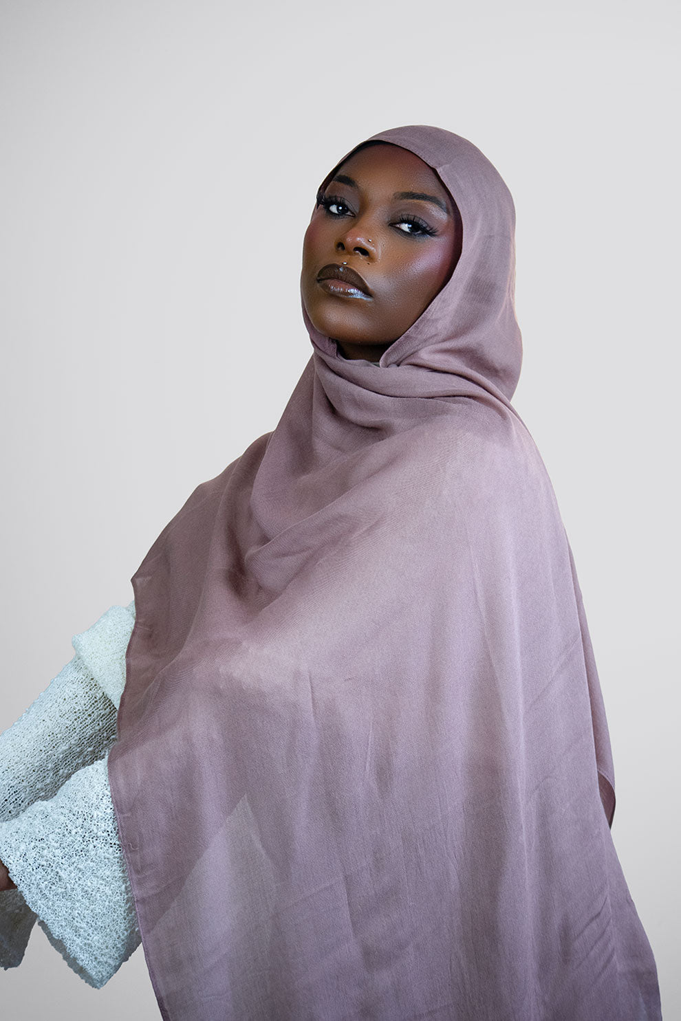 Cloud Soft Modal Hijab – Dusty Rose
