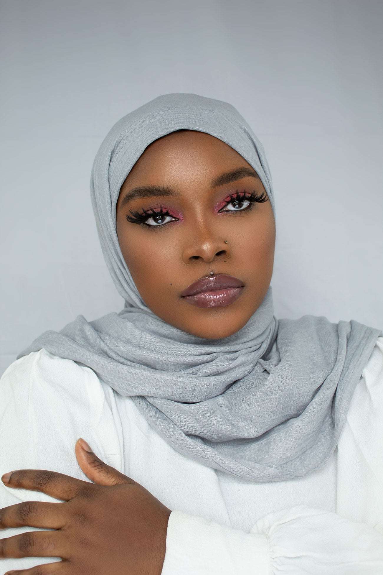 PREMIUM MODAL  HIJAB - GREY