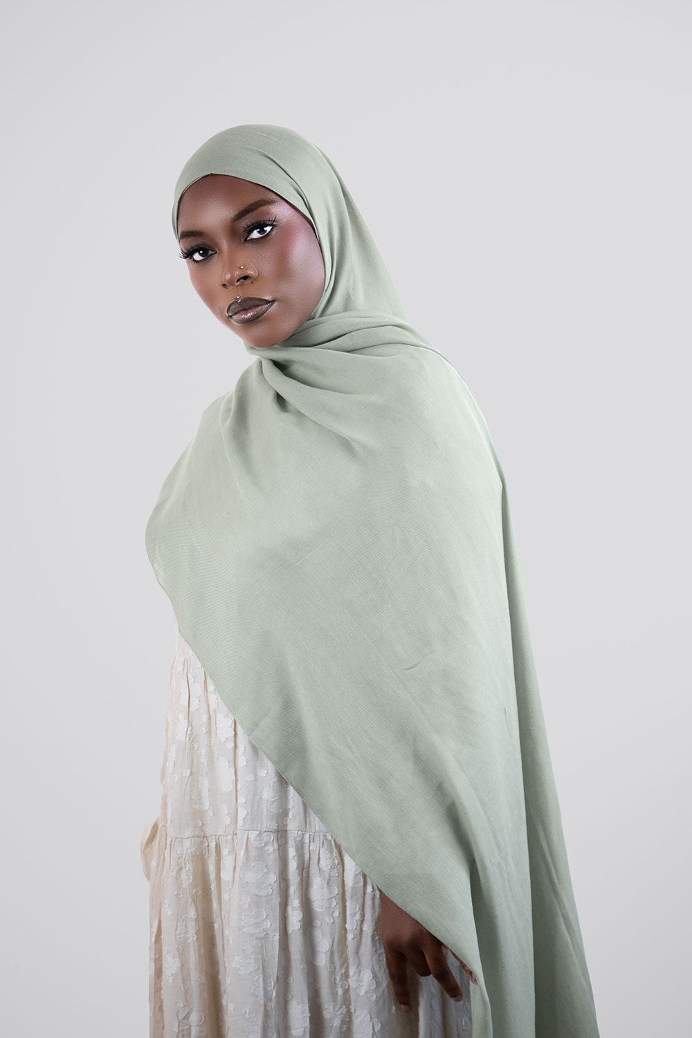 Cloud Soft Modal Hijab – Light Olive