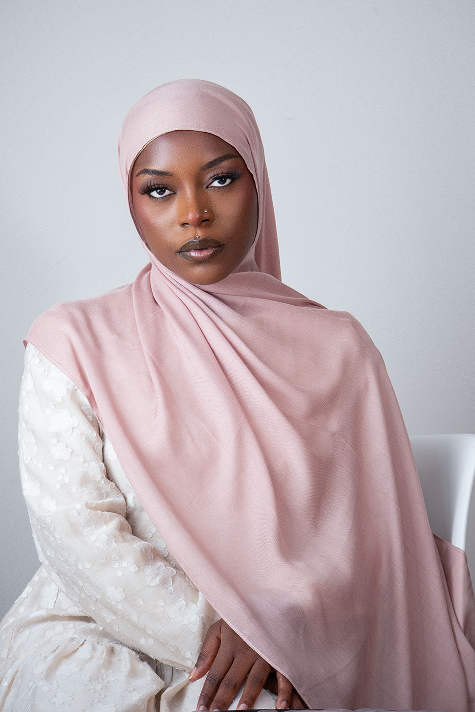 Cloud Soft Modal Hijab – Rose Quartz