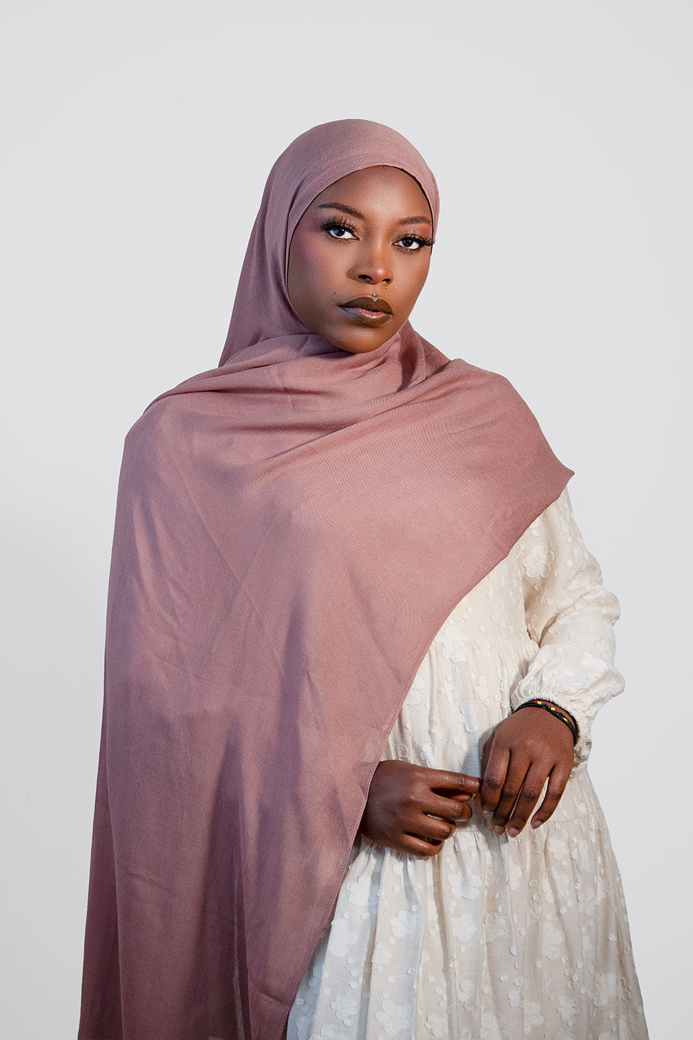 Cloud Soft Modal Hijab – dusty mauve hijab