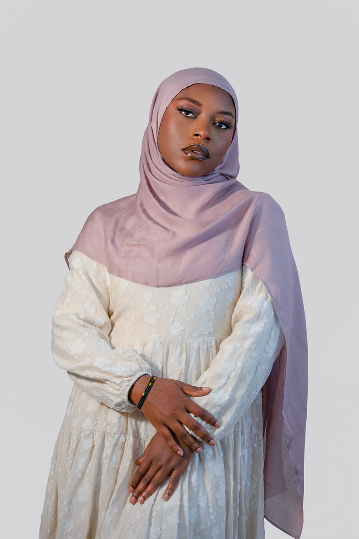 light dusty modal hijab