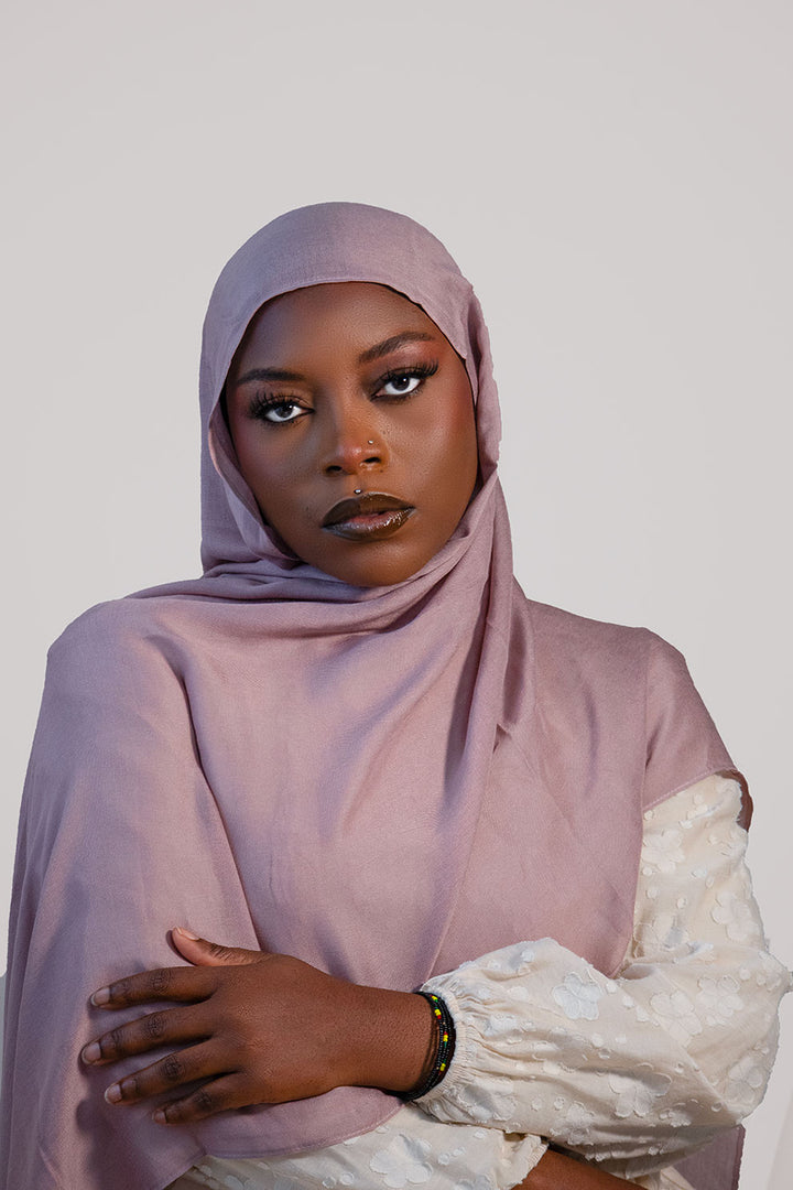 Cloud Soft Modal Hijab -  Light Dusty Mauve