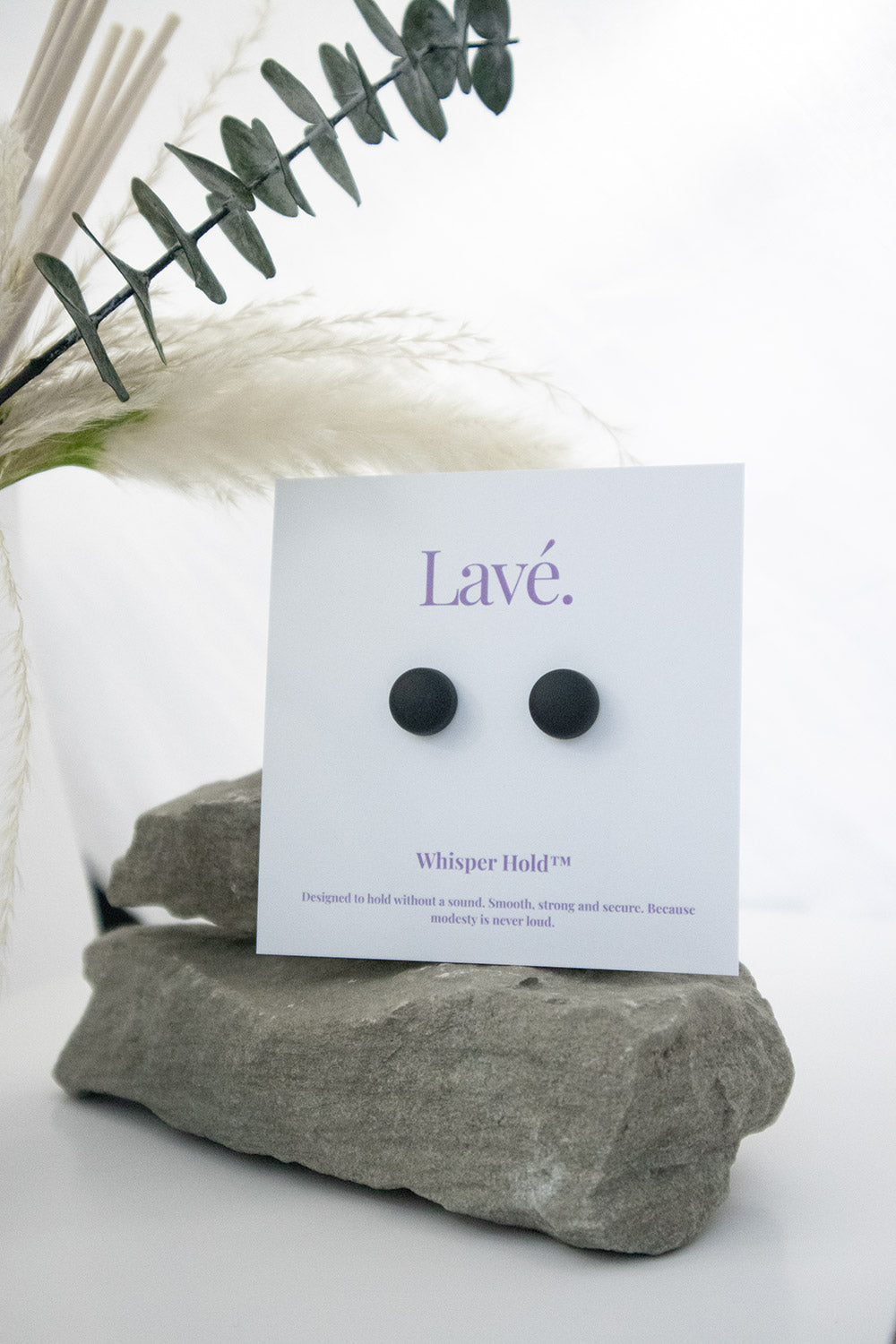 WHISPER HOLD MAGNET PINS SET - BLACK