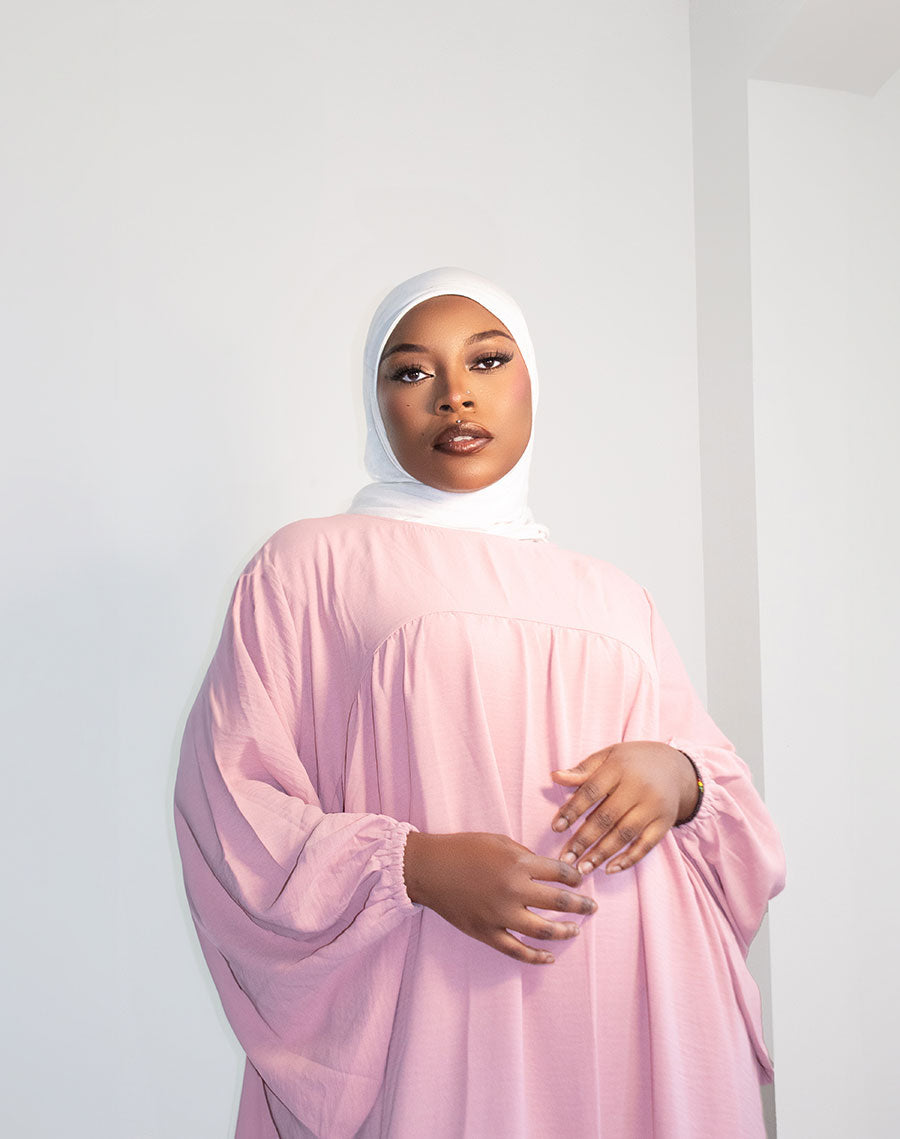 SALIMA MAXI DRESS - LIGHT PINK