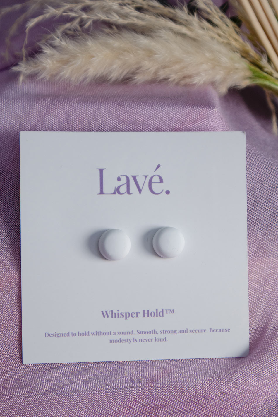 WHISPER HOLD MAGNET PINS SET - WHITE