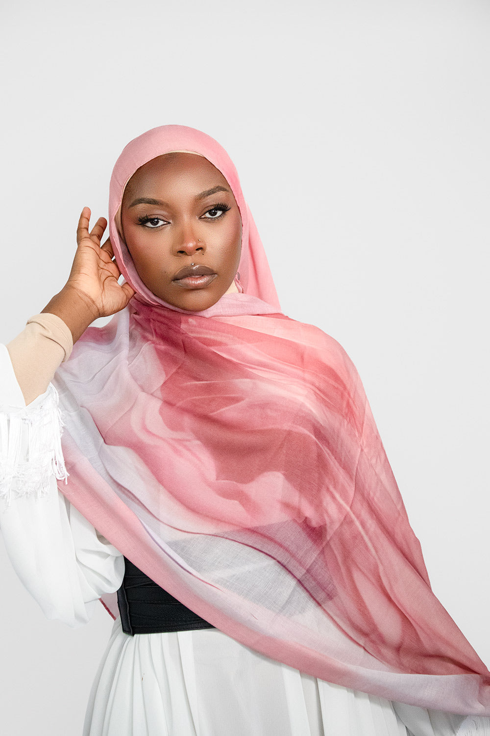 MODAL PRINT - PEACH RED