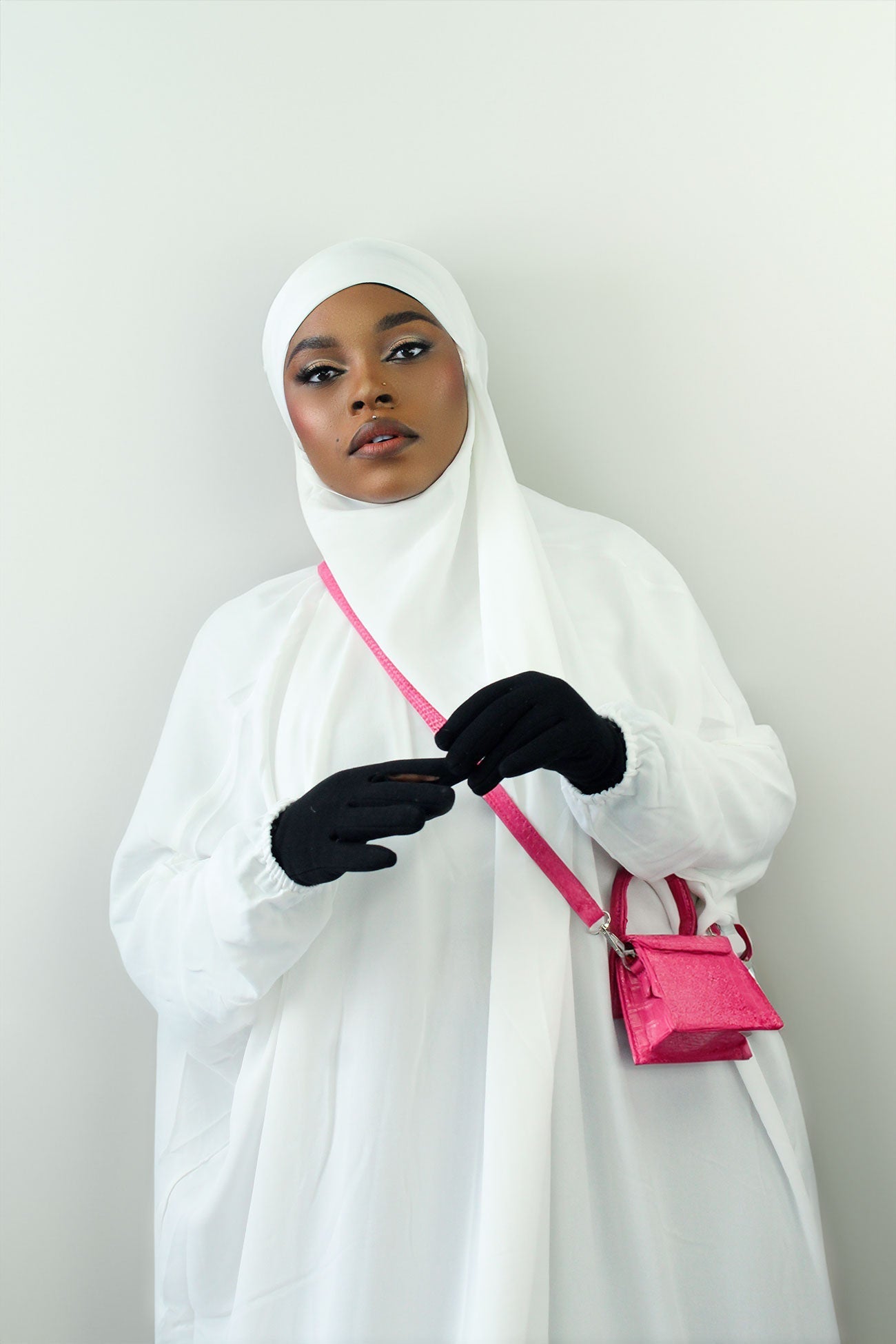 BUTTERFLY JILBAB - WHITE