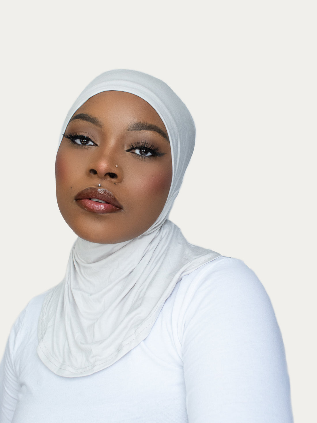 RANIA FULL COVERAGE ADJUSTABLE UNDER SCARF - GREY