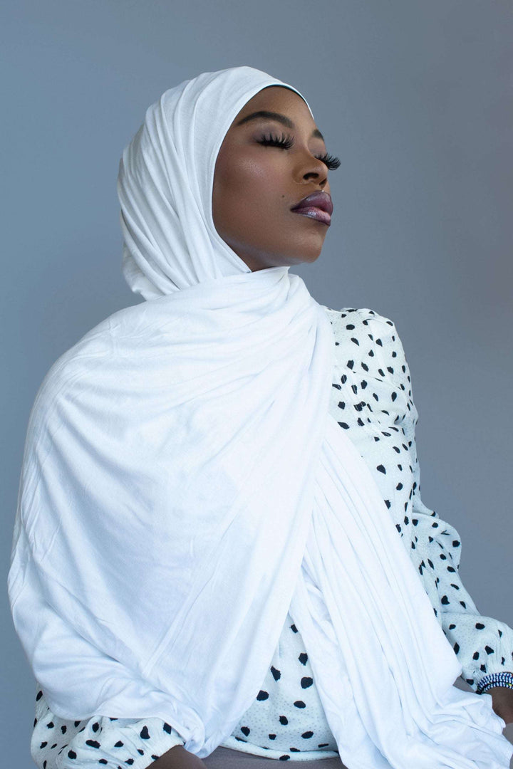 PREMIUM JERSEY HIJAB - WHITE