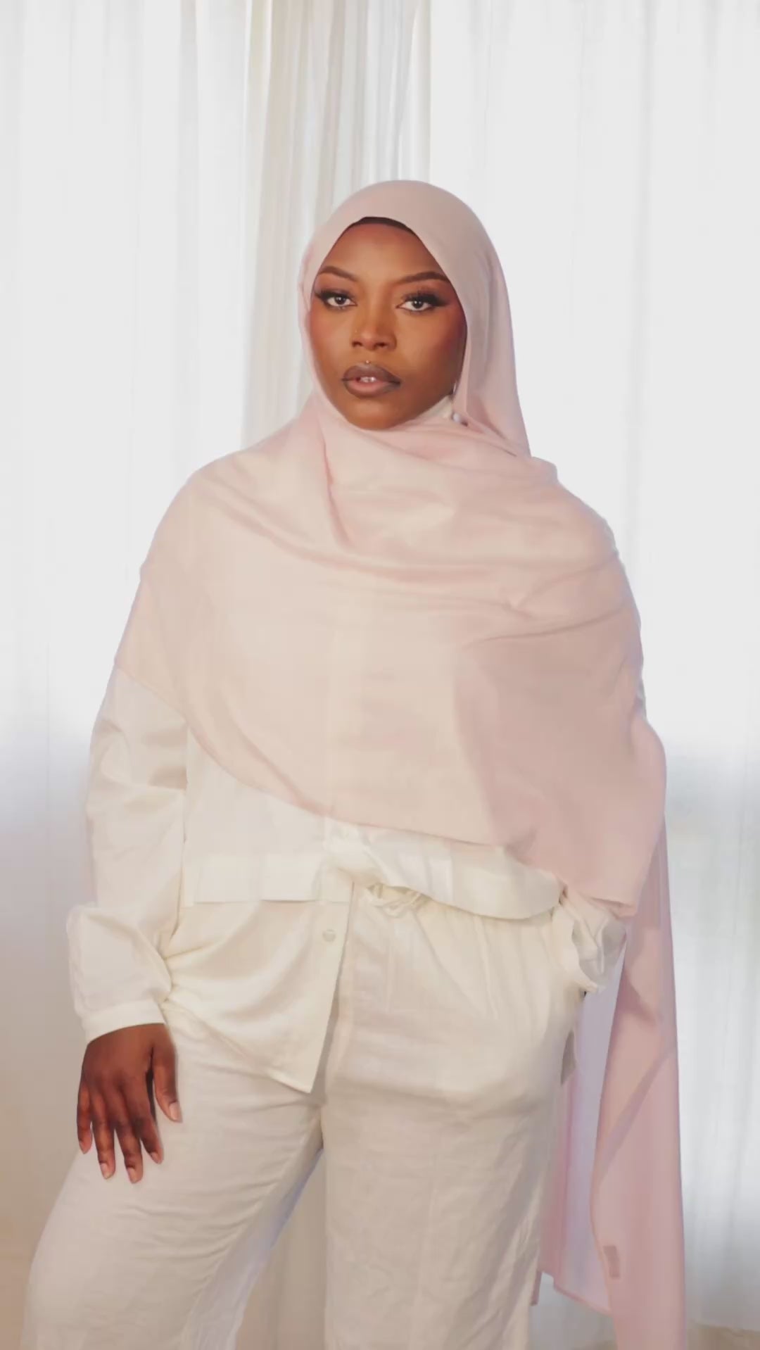 Cloud Soft Modal Hijab – Light Pink