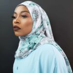 CHIFFON HIJAB- OCEAN MEADOW