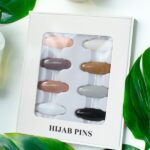 NO SNAG HIJAB PINS - NEUTRAL (PACK OF 8)
