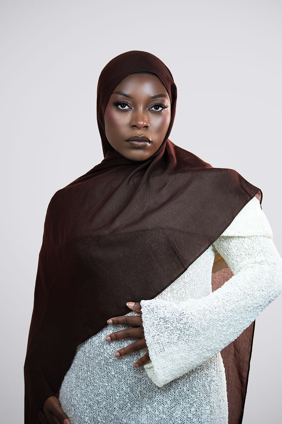 brown modal hijab