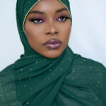 DIAMOND CHIFFON HIJAB - GREEN