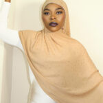 DIAMOND CHIFFON HIJAB - BEIGE