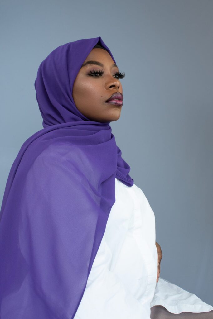 LUXURY CHIFFON HIJAB - MULBERRY PURPLE