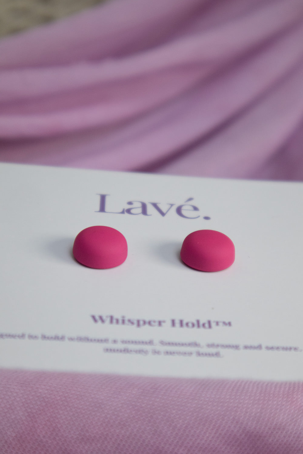 Whisper Hold Magnet Pins in Hot Pink