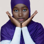 INSTANT PRE-SEWN JERSEY HIJAB - Iris
