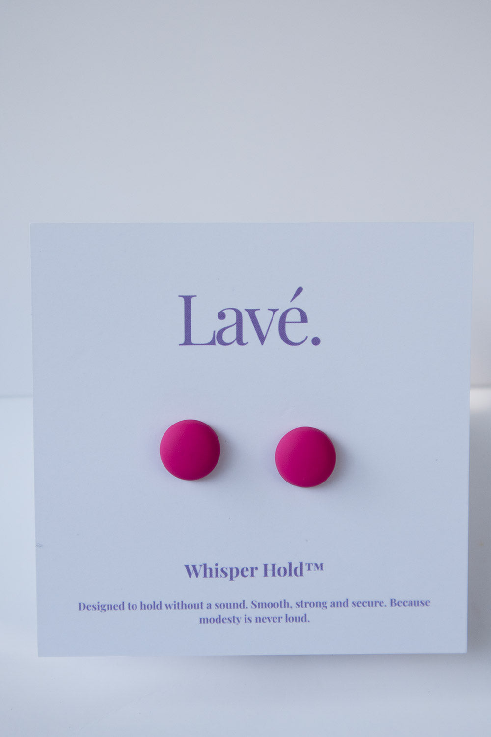 Whisper Hold Magnet Pins in Hot Pink