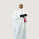 BUTTERFLY JILBAB - WHITE