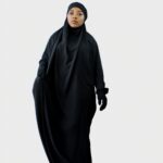 BUTTERFLY JILBAB - BLACK