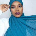 L'AMOUR CHIFFON HIJAB - CERULEAN