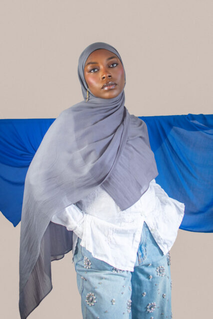 Cloud Soft Modal Hijab – Gray