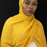 CLASSIC FUZZY CHIFFION HIJAB - BUTTERSCRONCH