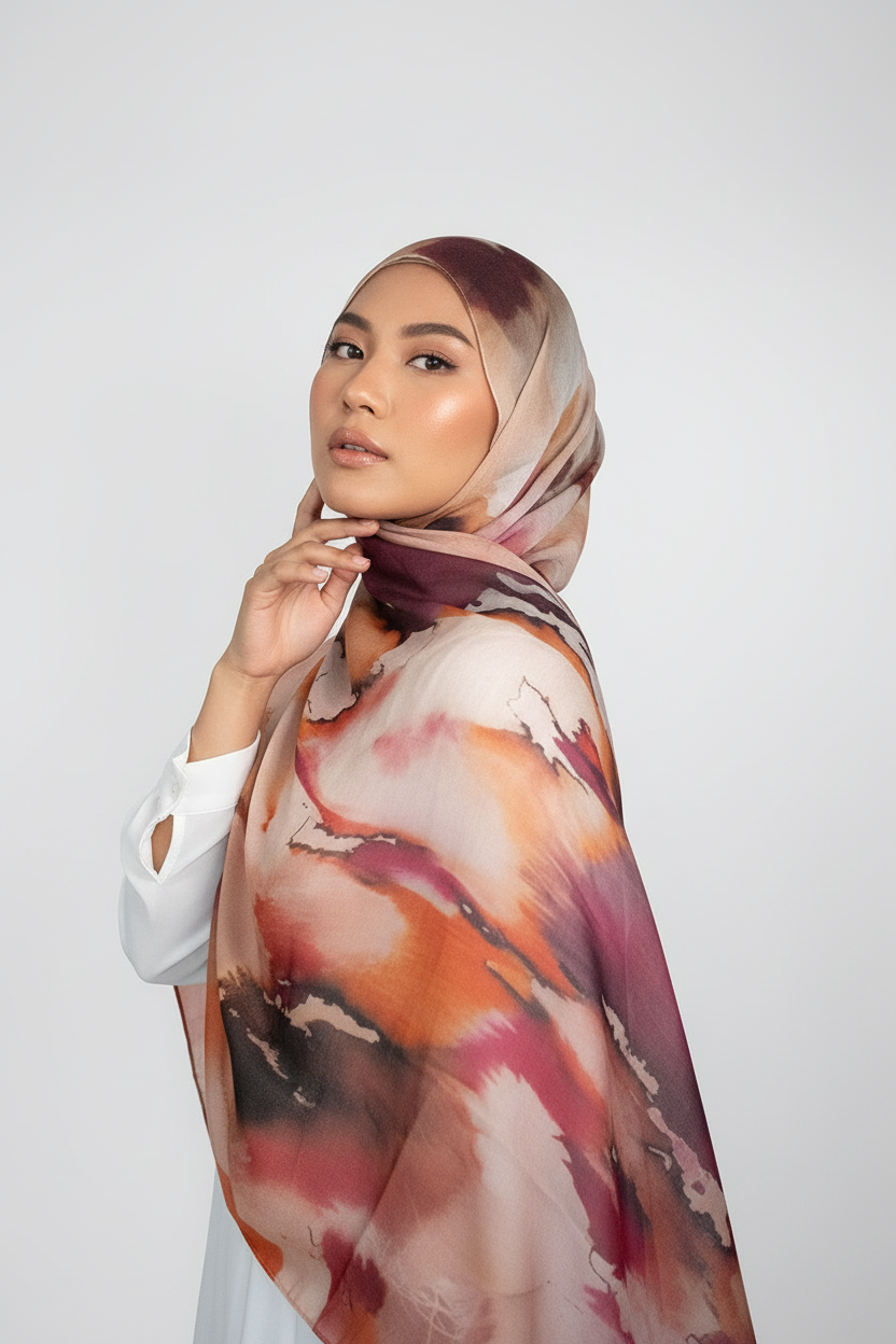 MODAL PRINT SCARF
